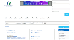 Desktop Screenshot of opensourcetesting.org
